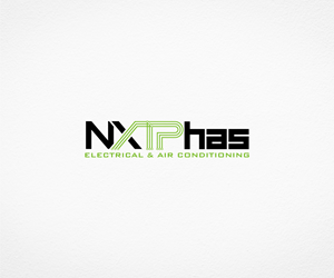Logo Design by alkaline for Nxt Phase Electrical & Air Conditioning | Design: #36780158