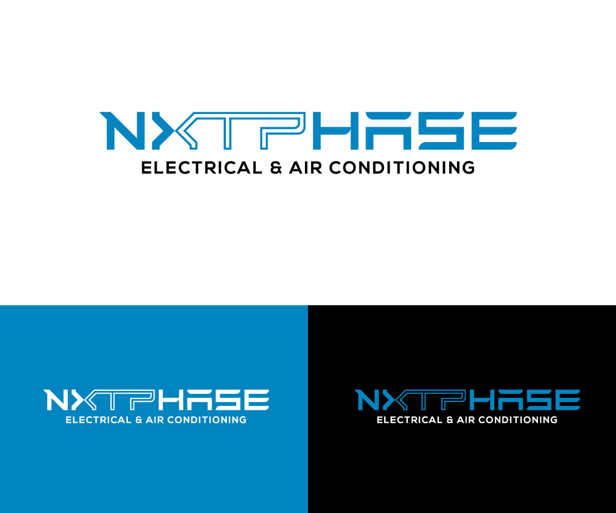 Diseño de Logo por Kavth para Nxt Phase Electrical & Air Conditioning | Diseño #36800289
