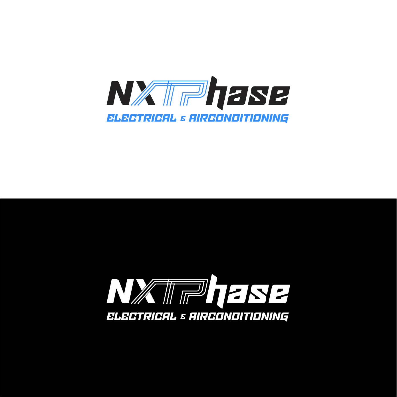 Logo Design by cherryfine for Nxt Phase Electrical & Air Conditioning | Design #36780069