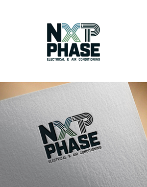 Logo Design by KING JM for Nxt Phase Electrical & Air Conditioning | Design: #36782642