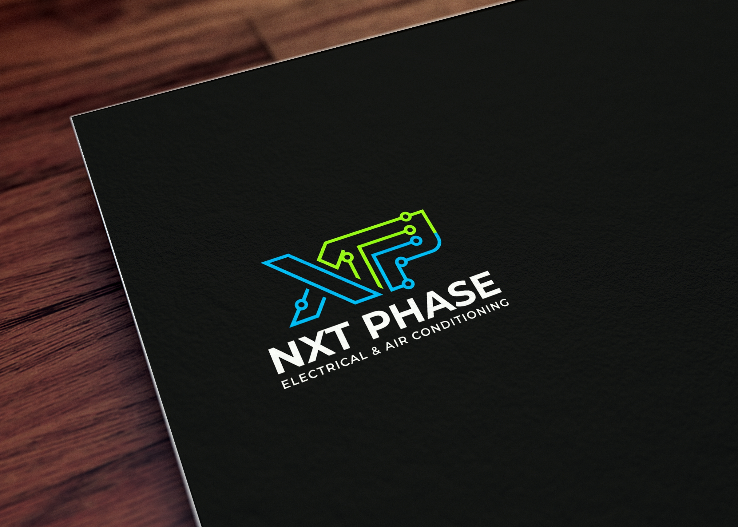 Diseño de Logo por mekail para Nxt Phase Electrical & Air Conditioning | Diseño #36781808