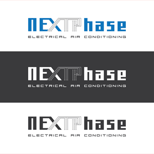 Logo Design by TDAC for Nxt Phase Electrical & Air Conditioning | Design: #36780616