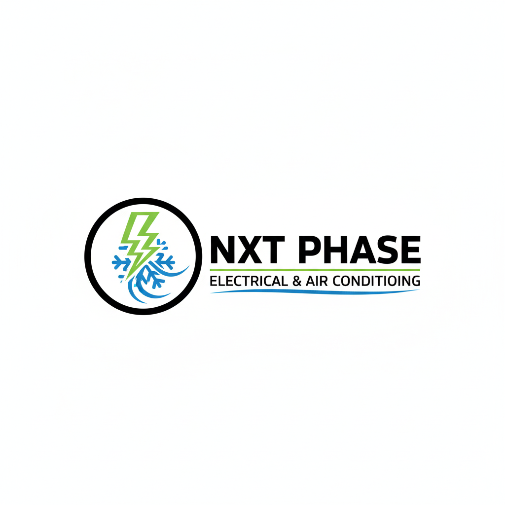 Diseño de Logo por COR para Nxt Phase Electrical & Air Conditioning | Diseño #36781257