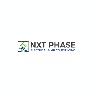 Logo Design by COR for Nxt Phase Electrical & Air Conditioning | Design: #36781259