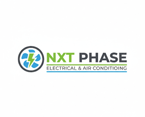 Logo Design by COR for Nxt Phase Electrical & Air Conditioning | Design: #36782159