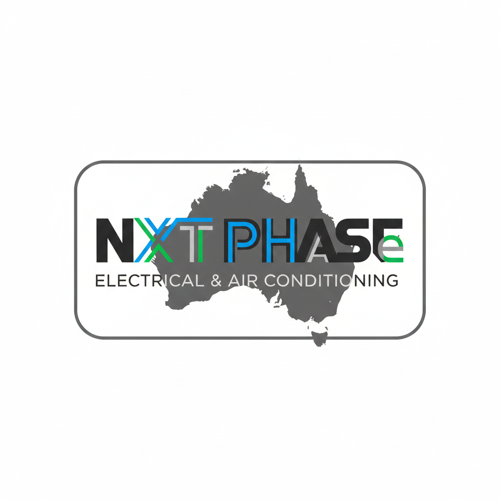 Logo Design by COR for Nxt Phase Electrical & Air Conditioning | Design #36782233