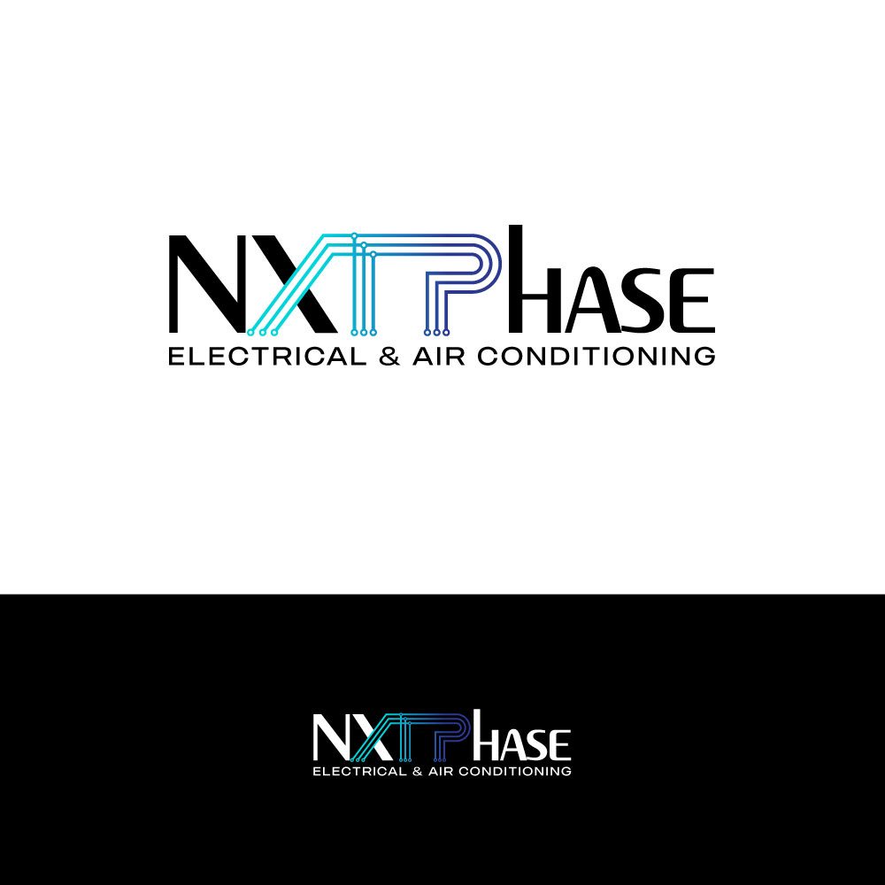 Diseño de Logo por YourLogoMaster para Nxt Phase Electrical & Air Conditioning | Diseño #36789367
