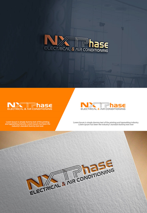 Logo Design by sulemani  creation for Nxt Phase Electrical & Air Conditioning | Design: #36781877
