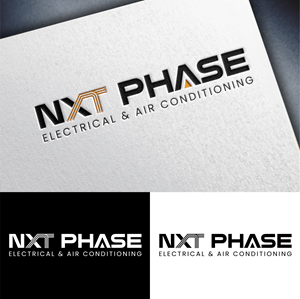 Logo Design by John Mark Arts for Nxt Phase Electrical & Air Conditioning | Design: #36781184