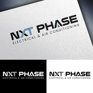 Logo Design by John Mark Arts for Nxt Phase Electrical & Air Conditioning | Design: #36781371