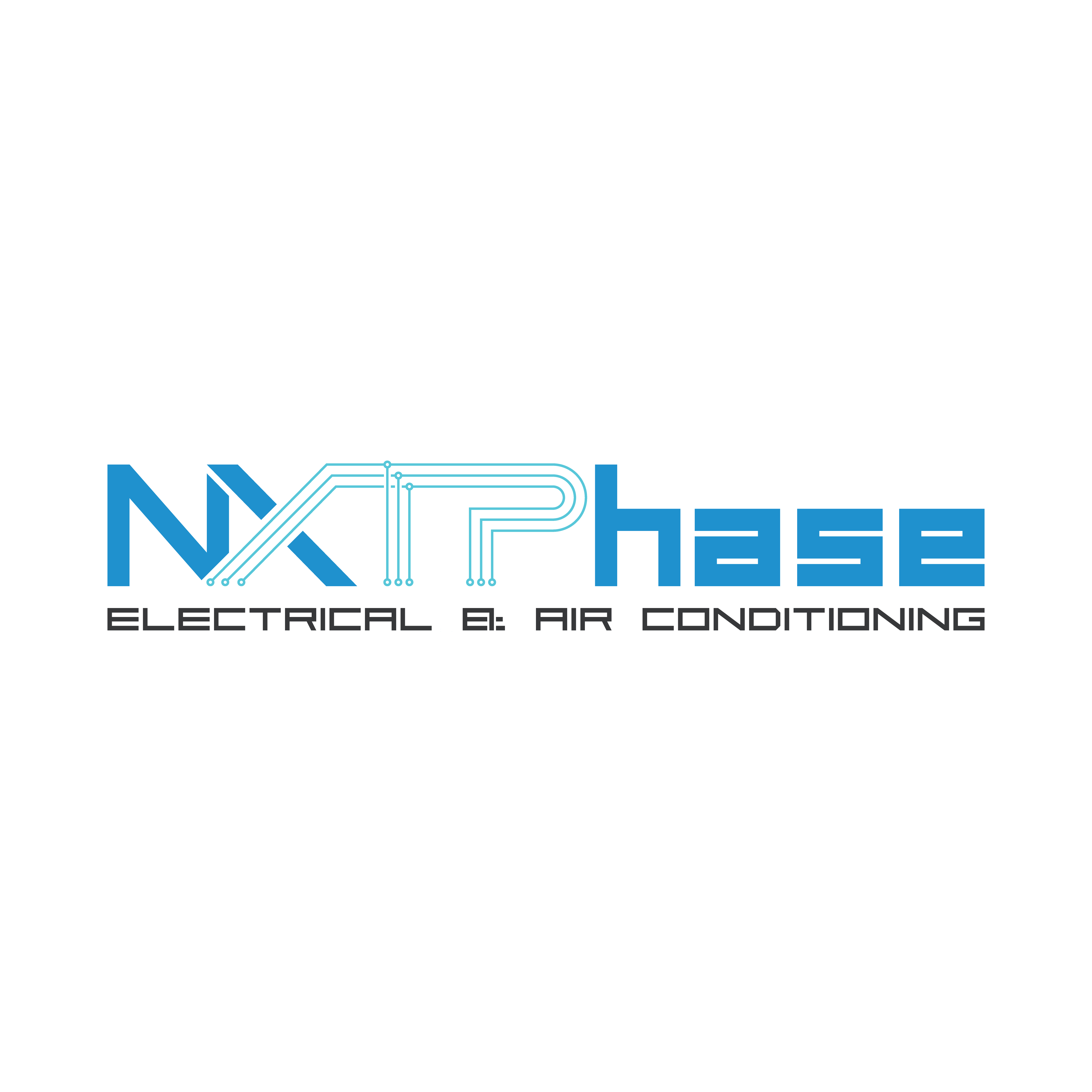 Logo Design by Creative | Canvas for Nxt Phase Electrical & Air Conditioning | Design #36798296