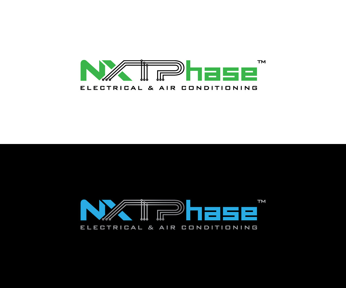 Diseño de Logo por Rob Janoff™ (Vetted Pro) para Nxt Phase Electrical & Air Conditioning | Diseño #36807268