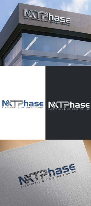 Logo Design by SANJU1 for Nxt Phase Electrical & Air Conditioning | Design: #36789143