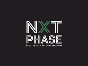 Diseño de Logo por Mukuuu para Nxt Phase Electrical & Air Conditioning | Diseño: #36783954