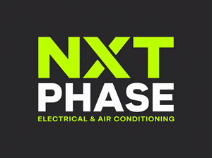 Diseño de Logo por Mukuuu para Nxt Phase Electrical & Air Conditioning | Diseño: #36783956