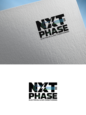 Logo Design by Olivia Marie Smith for Nxt Phase Electrical & Air Conditioning | Design: #36779626