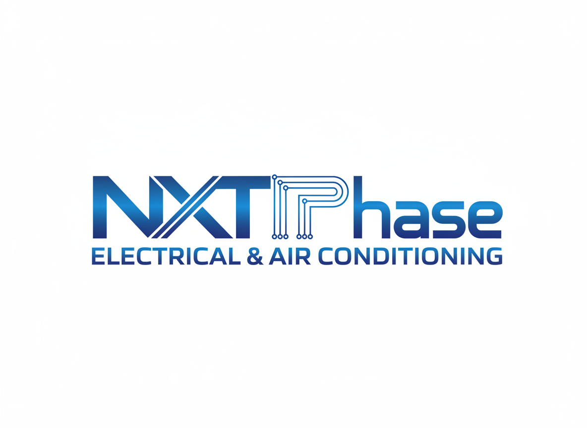 Logo Design by logofy2025 for Nxt Phase Electrical & Air Conditioning | Design #36786013