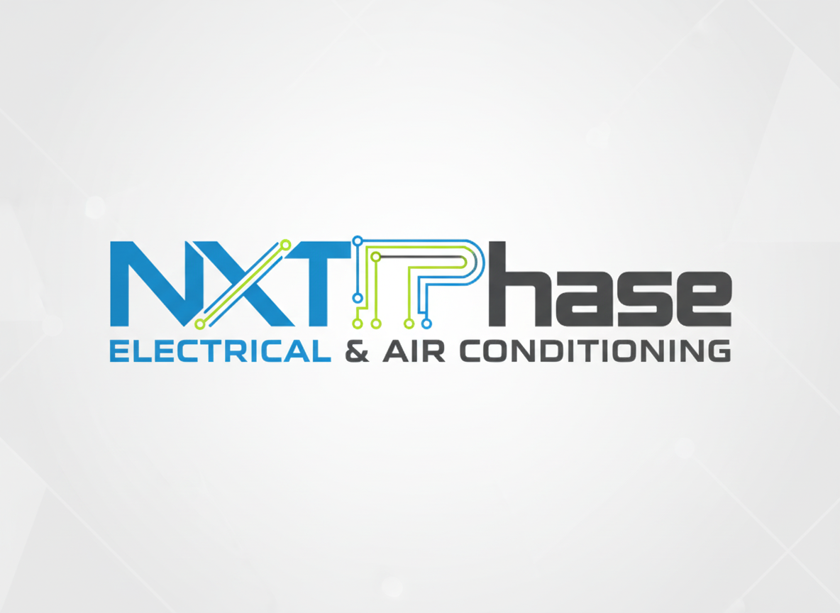 Logo Design by logofy2025 for Nxt Phase Electrical & Air Conditioning | Design #36786015
