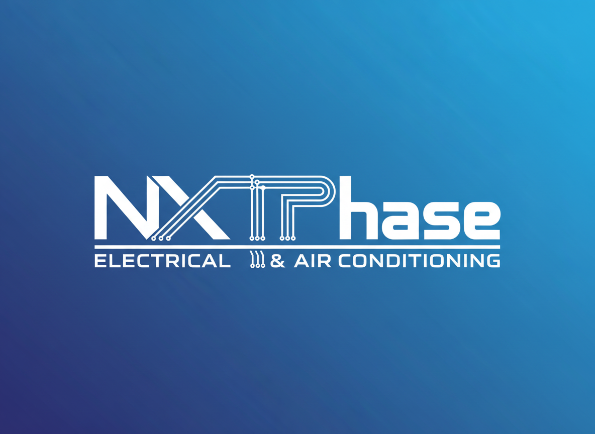 Logo Design by logofy2025 for Nxt Phase Electrical & Air Conditioning | Design #36786016