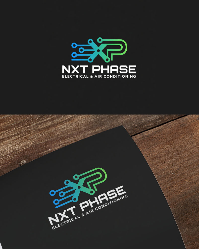 Logo Design by devid1ar for Nxt Phase Electrical & Air Conditioning | Design #36787330