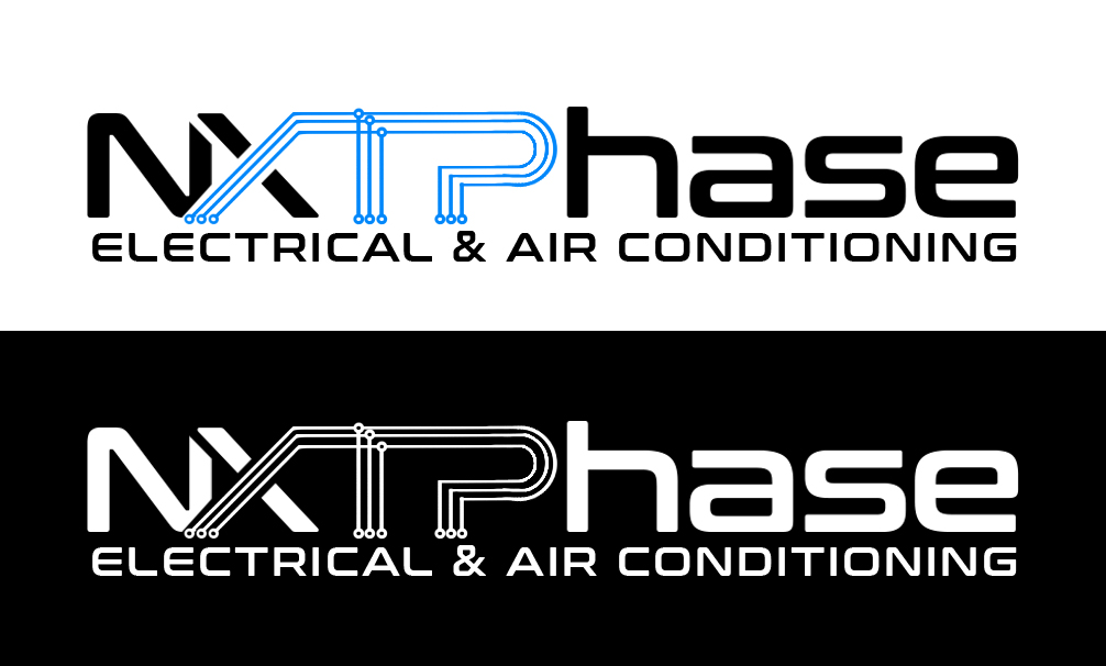 Diseño de Logo por James S. para Nxt Phase Electrical & Air Conditioning | Diseño #36779620