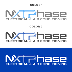 Diseño de Logo por James S. para Nxt Phase Electrical & Air Conditioning | Diseño: #36782776