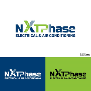 Diseño de Logo por punchpixel para Nxt Phase Electrical & Air Conditioning | Diseño: #36791679