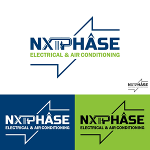 Diseño de Logo por punchpixel para Nxt Phase Electrical & Air Conditioning | Diseño: #36791680