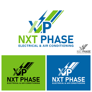Diseño de Logo por punchpixel para Nxt Phase Electrical & Air Conditioning | Diseño: #36791682