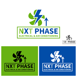 Diseño de Logo por punchpixel para Nxt Phase Electrical & Air Conditioning | Diseño: #36791686