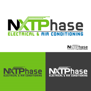 Diseño de Logo por punchpixel para Nxt Phase Electrical & Air Conditioning | Diseño: #36791699