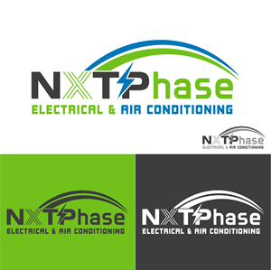 Diseño de Logo por punchpixel para Nxt Phase Electrical & Air Conditioning | Diseño: #36791700