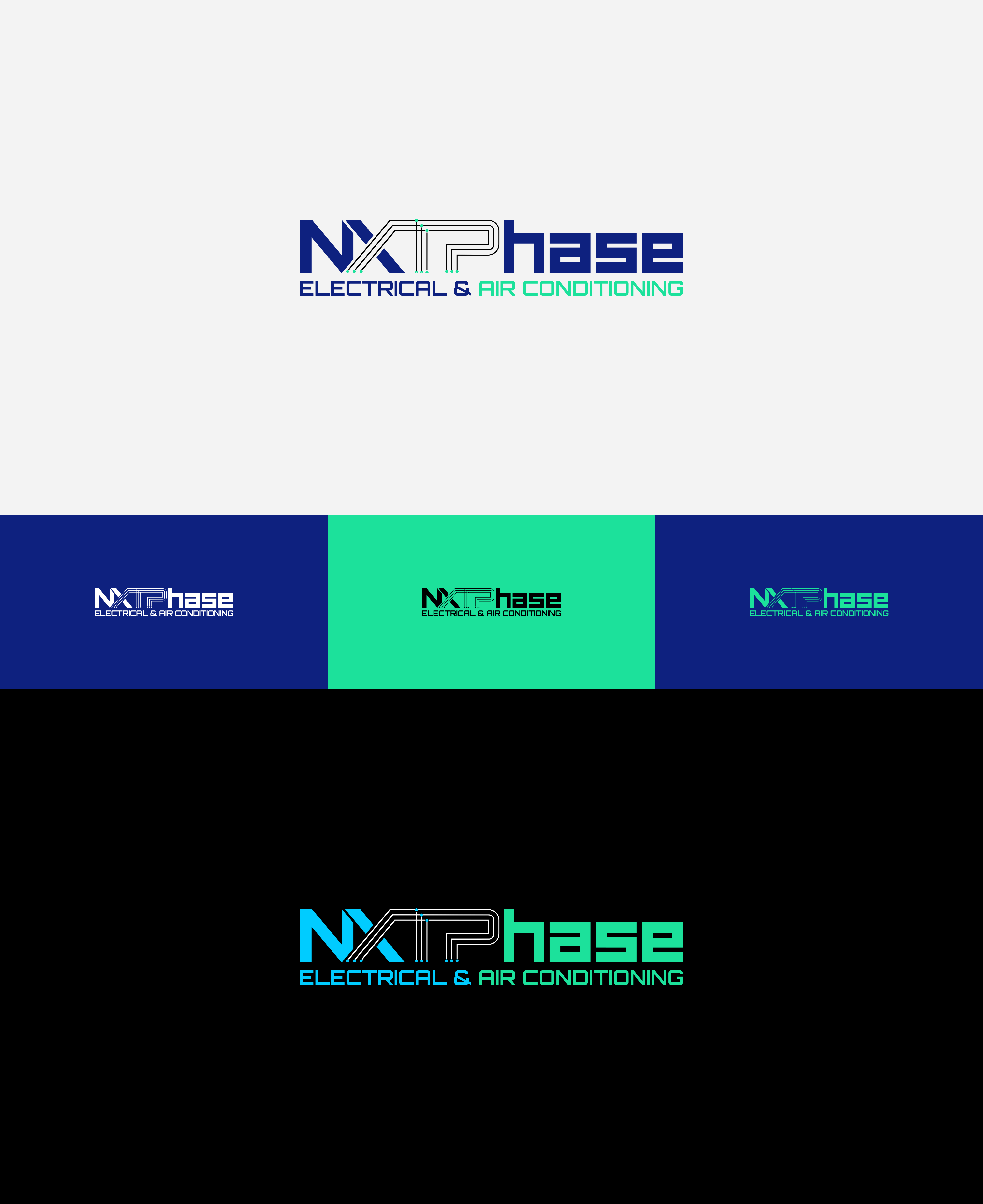 Diseño de Logo por Mang Uned para Nxt Phase Electrical & Air Conditioning | Diseño #36788949