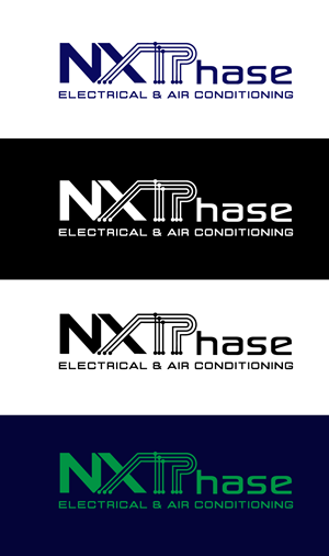 Diseño de Logo por Oliver_Design para Nxt Phase Electrical & Air Conditioning | Diseño: #36784826