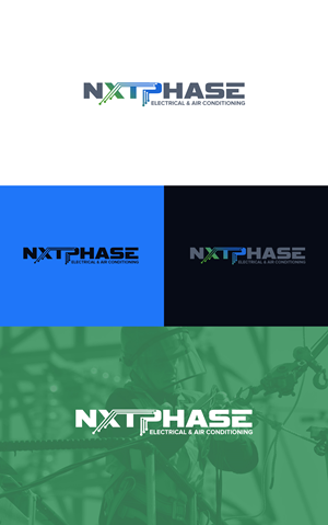 Logo Design by BehindSymbols for Nxt Phase Electrical & Air Conditioning | Design: #36811950