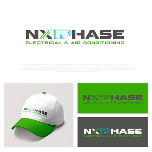 Logo Design by Timefortheweb for Nxt Phase Electrical & Air Conditioning | Design #36791823