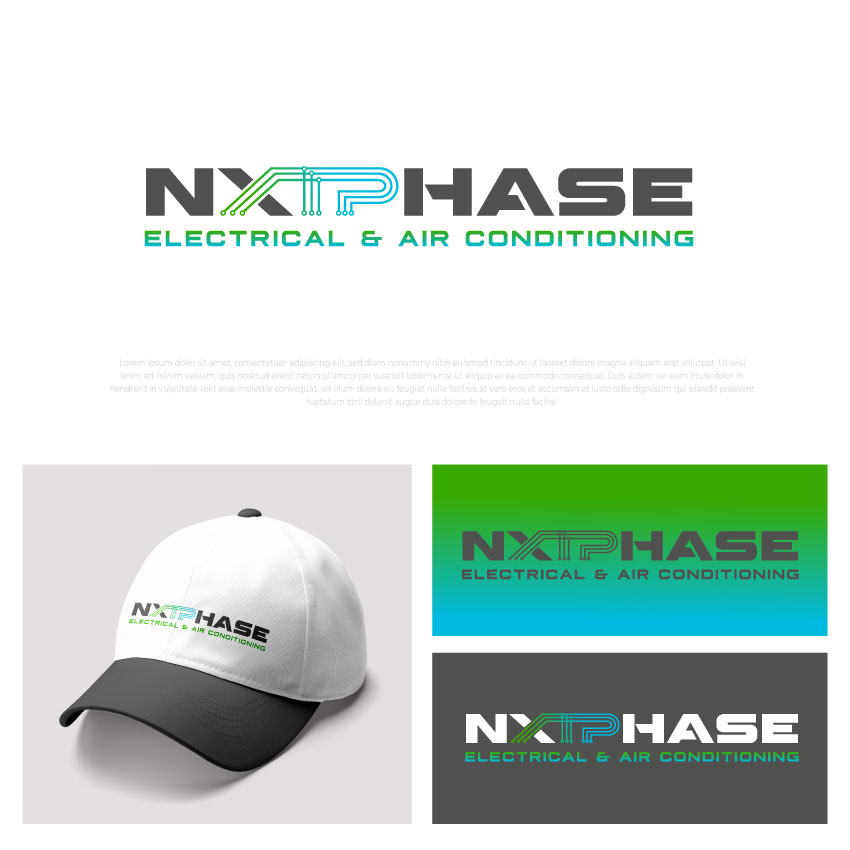 Diseño de Logo por Timefortheweb para Nxt Phase Electrical & Air Conditioning | Diseño #36791824