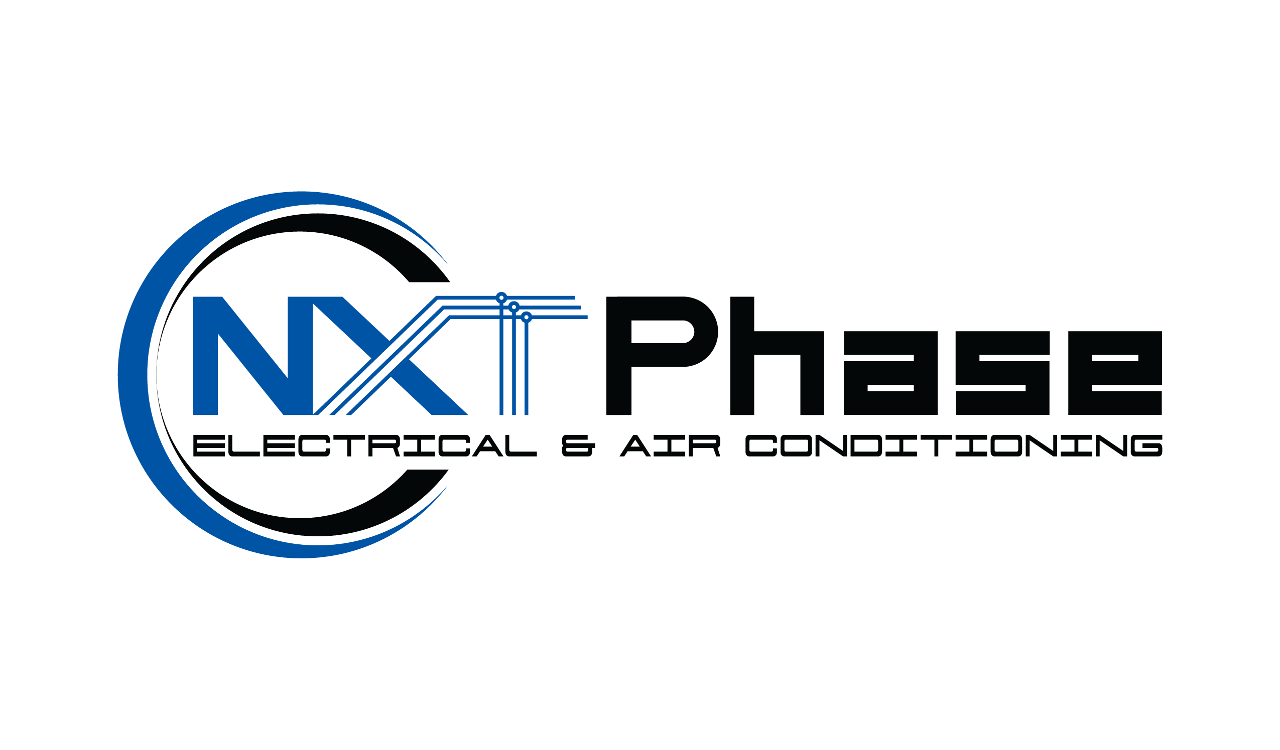 Diseño de Logo por Grafactory para Nxt Phase Electrical & Air Conditioning | Diseño #36785615