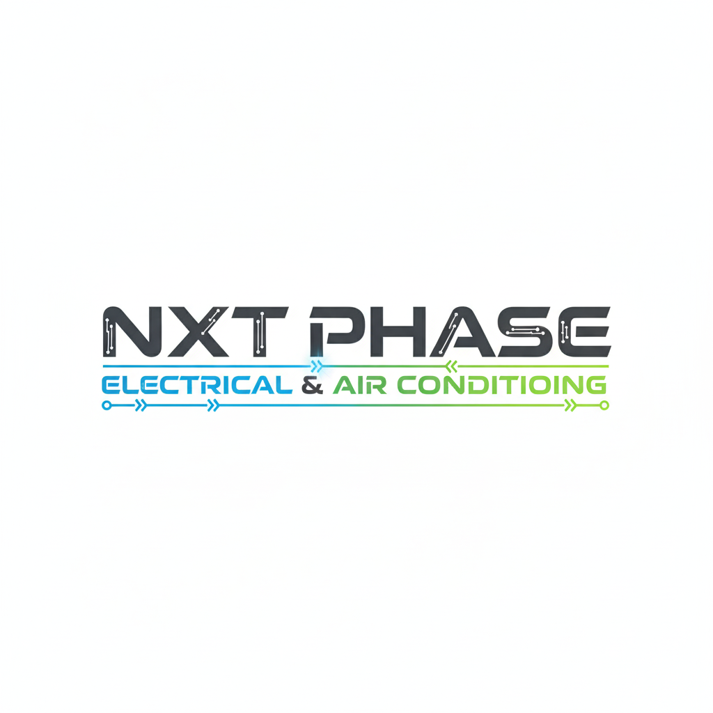 Logo Design by Creative5 for Nxt Phase Electrical & Air Conditioning | Design #36809899