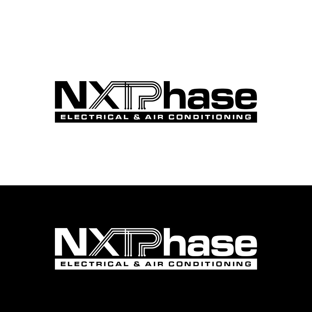 Logo-Design von PsyPen für Nxt Phase Electrical & Air Conditioning | Design #36788388