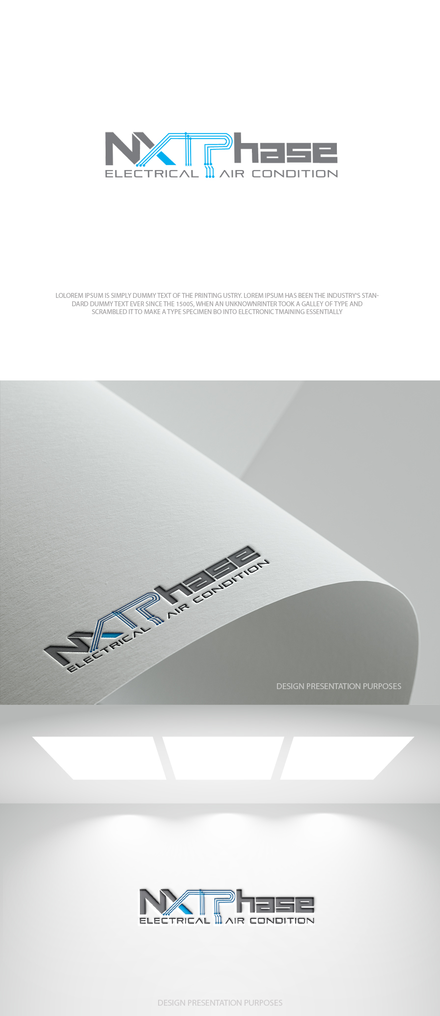Logo Design by zebronicgraphic for Nxt Phase Electrical & Air Conditioning | Design #36782996
