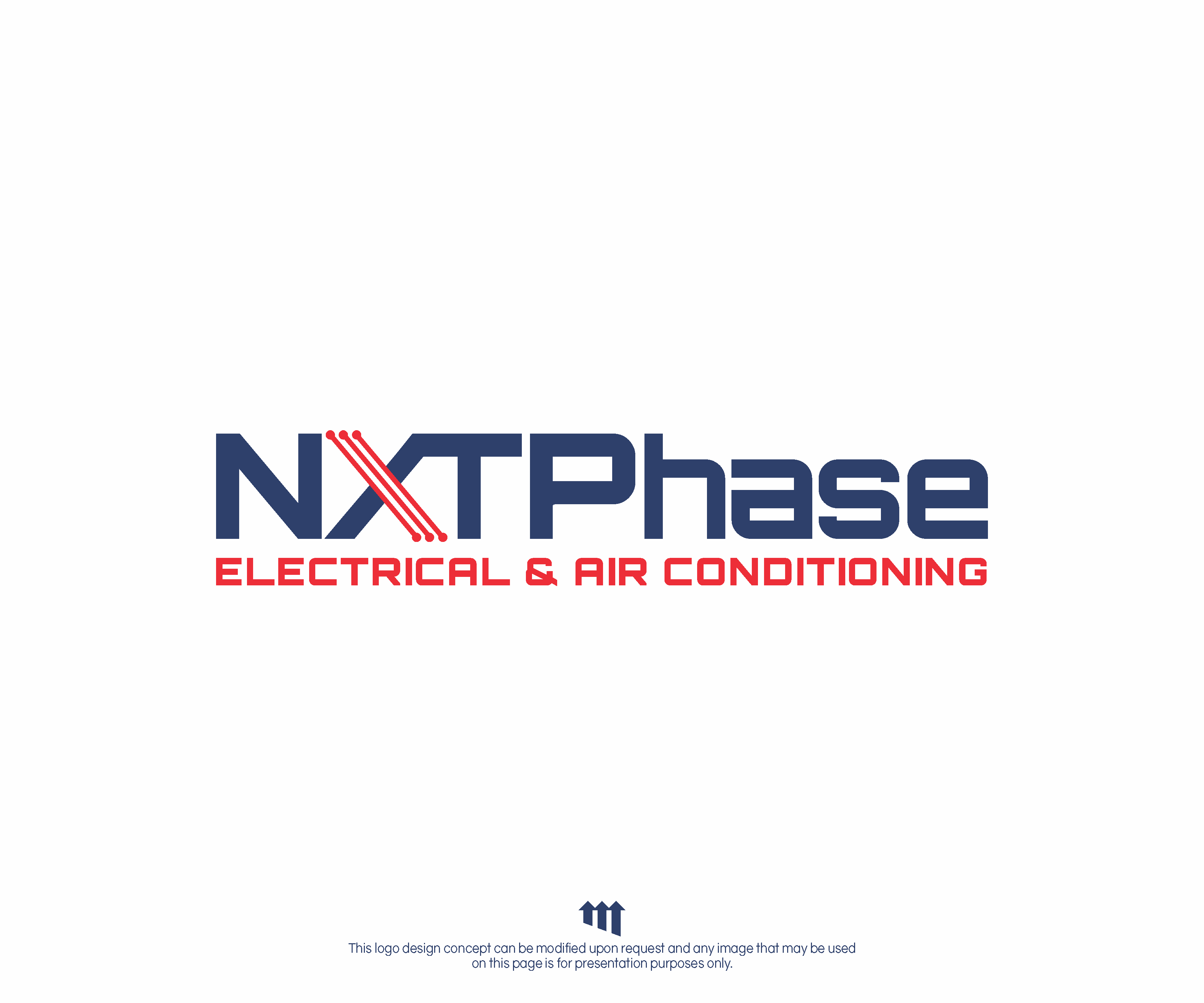 Logo Design by MBARO for Nxt Phase Electrical & Air Conditioning | Design #36811796