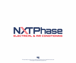 Diseño de Logo por MBARO para Nxt Phase Electrical & Air Conditioning | Diseño: #36811796
