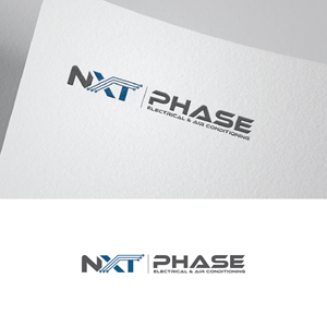 Logo Design by Maxo-Biz for Nxt Phase Electrical & Air Conditioning | Design: #36803168
