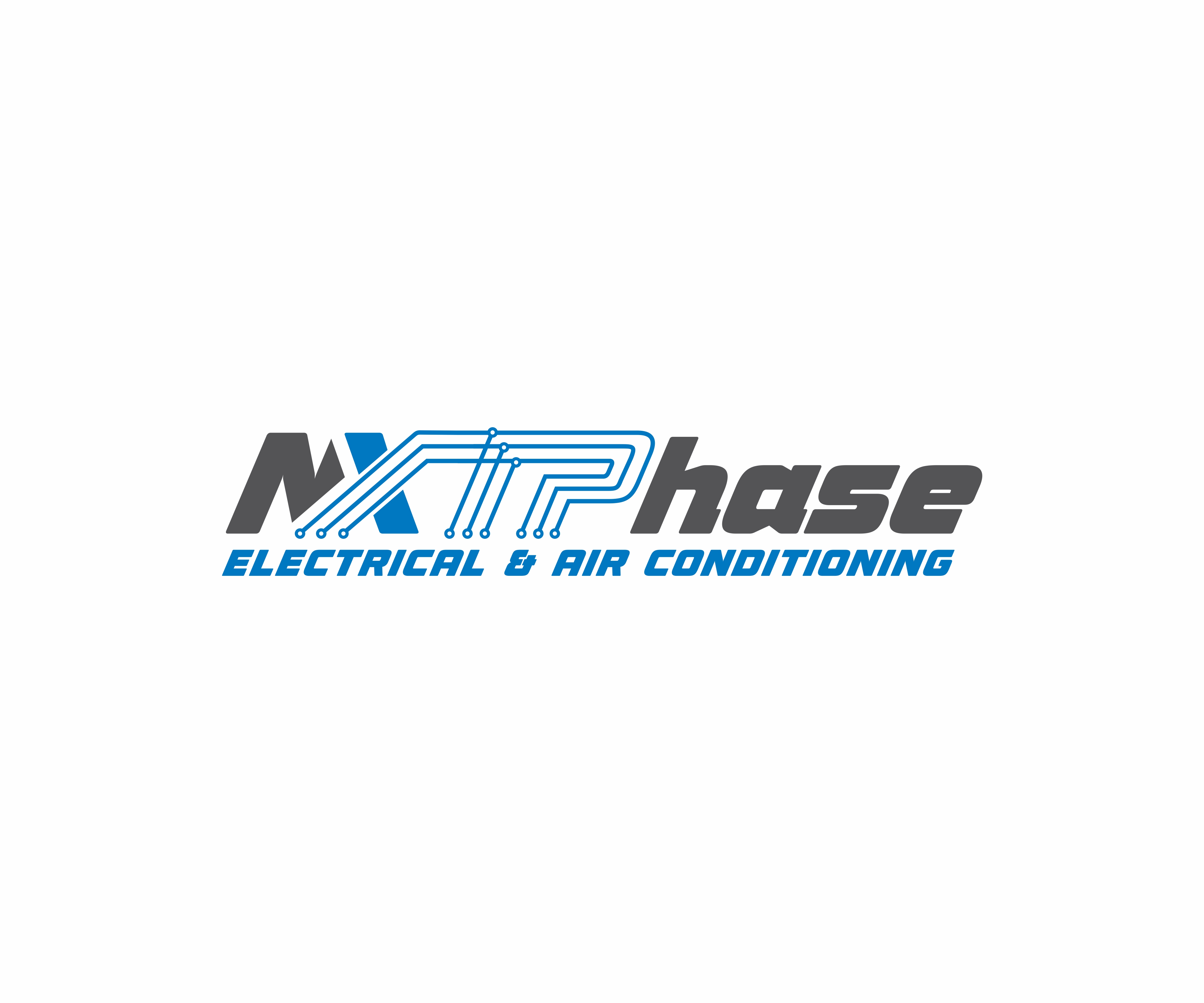 Logo Design by triadicart for Nxt Phase Electrical & Air Conditioning | Design #36780628