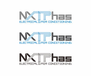 Logo Design by triadicart for Nxt Phase Electrical & Air Conditioning | Design: #36797519