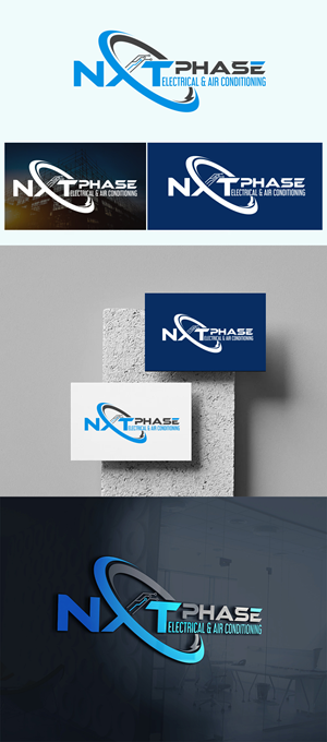 Logo Design by Imran_me for Nxt Phase Electrical & Air Conditioning | Design #36805751