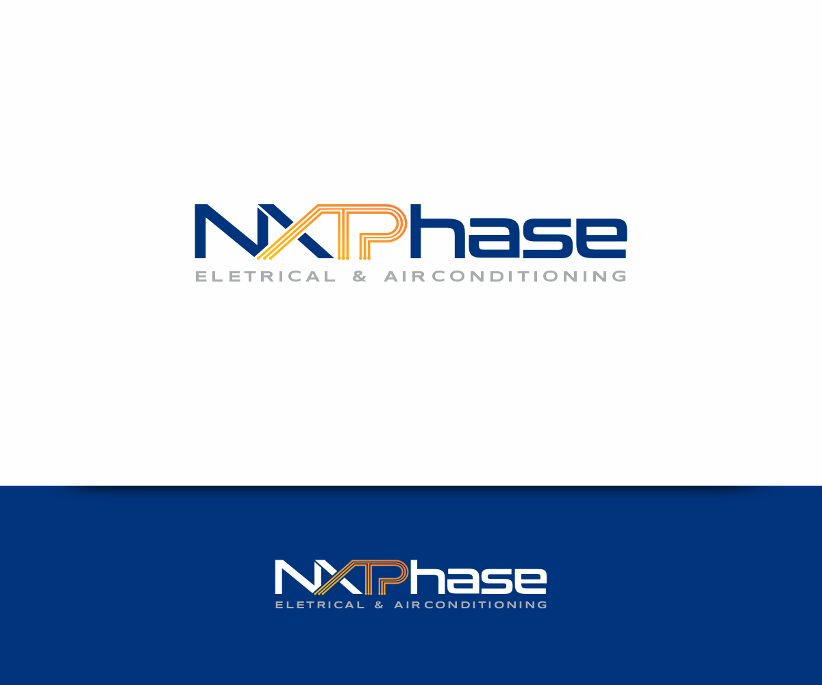 Logo Design by Valmor Harpia for Nxt Phase Electrical & Air Conditioning | Design #36795394