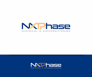Logo Design by Valmor Harpia for Nxt Phase Electrical & Air Conditioning | Design: #36795394
