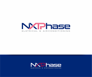 Logo Design by Valmor Harpia for Nxt Phase Electrical & Air Conditioning | Design: #36795409